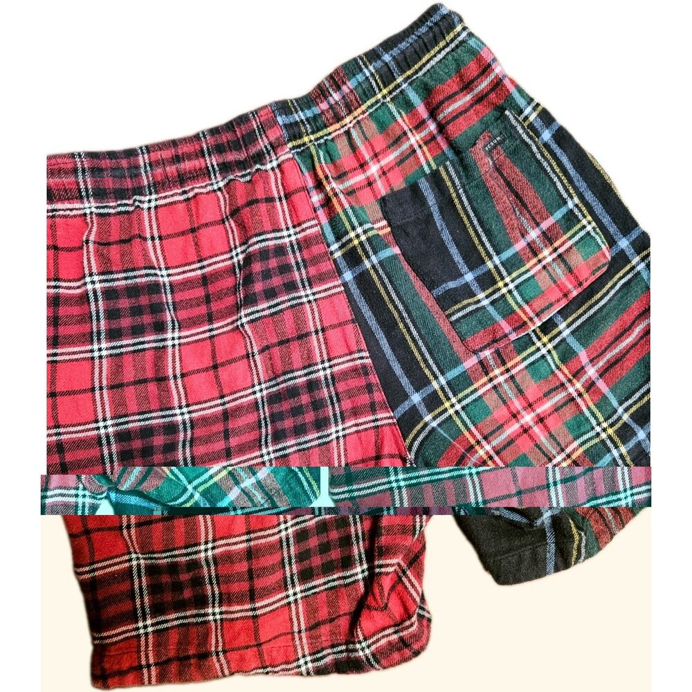 PacSun Two-tone Plaid Flannel Grunge Cotton Shorts sz Small - Picture 2 of 7